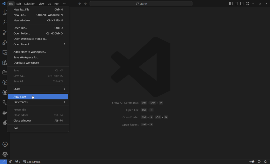 VSCode Auto Save