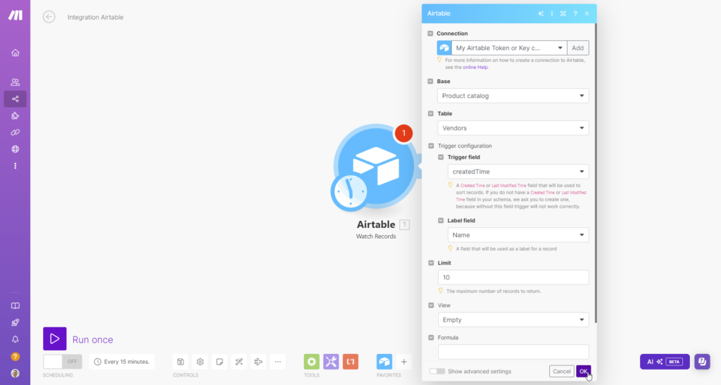 Export airtable to excel