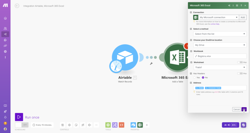 Export airtable to excel